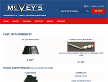 Tablet Screenshot of mcveys.com